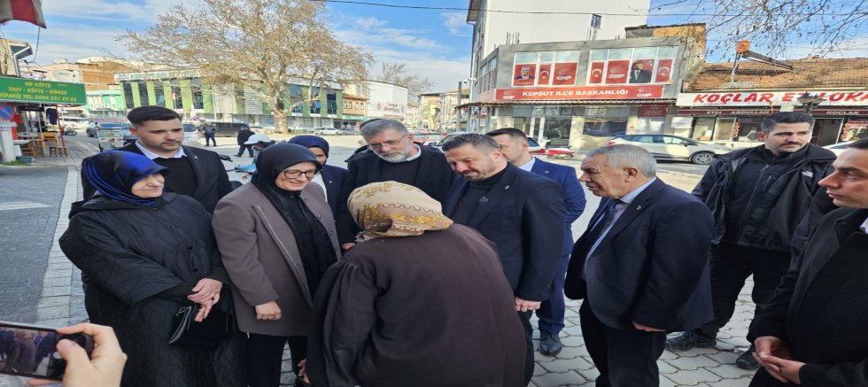 AK Parti Heyetinden Kepsut’ta Yoğun Ziyaret Programı