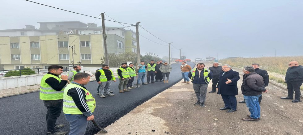 BAŞKAN MİRZA ŞEHİRDEKİ ÇALIŞMALARI DENETLEDİ: “HEDEFİMİZ DAHA MODERN BANDIRMA”