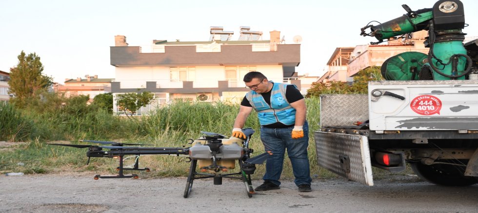 Sivrisineksiz bir yaz için Büyükşehir ekiplerinden yoğun mesai