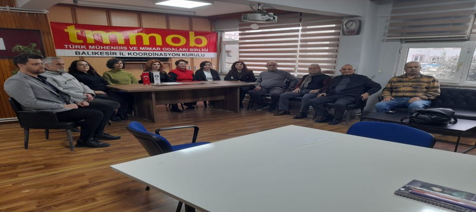 TMMOB'DAN 6 ŞUBAT AÇIKLAMASI