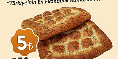 350 gramlık Fırıntaş Kare Pide 5 lira