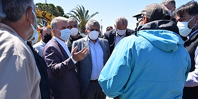 AK PARTİ HEYETİ AYVALIK'TA