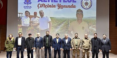 ALTIEYLÜL ÇİFTÇİNİN YANINDA