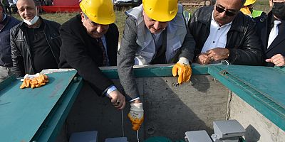 ARDIÇTEPE BARAJI SULAMA PROJESİ’NDE SON VANA TAKILDI