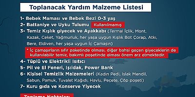 AYVALIK'TAN DEPREM BÖLGESİNE YARDIM ELİ UZANACAK