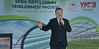 Balıkesir’de örtü altı üretime destek