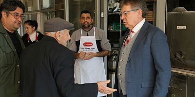 BAŞKAN ARSLAN ALTINOLUK ESNAFINI ZİYARET ETTİ