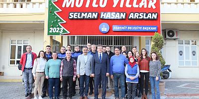 Başkan Arslan, personelin yeni yılını kutladı
