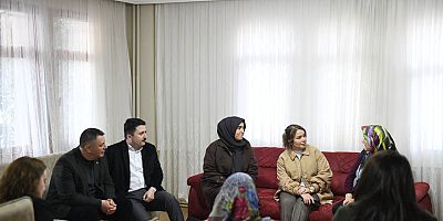 BAŞKAN AVCI DEPREMZEDE AİLELERİ ZİYARET ETTİ