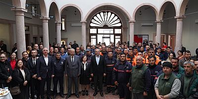 BAŞKAN ERGİN’DEN YENİ YIL KUTLAMASINDA İKRAMİYE MÜJDESİ