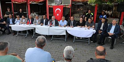 BAŞKAN ERTAŞ 47 MAHALLENİN TAMAMINDA SORUNLARI DİNLEDİ