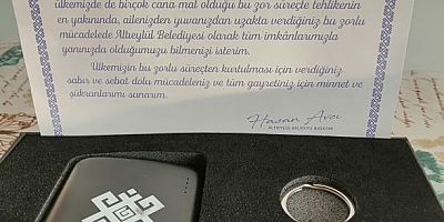 Başkan Hasan Avcı jesti