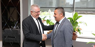 Başkan Mehmet Ertaş’a hayırlı olsun ziyareti