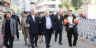 BAŞKAN MEHMET ERTAŞ ÇALIŞMALARI YERİNDE İNCELEDİ