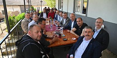 BAŞKAN ORKAN KÖY HAYIRLARINDA