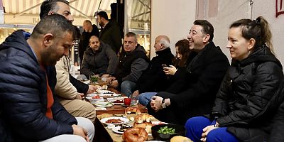 BAŞKAN TOLGA TOSUN ESNAFLARLA KAHVALTIDA BULUŞTU