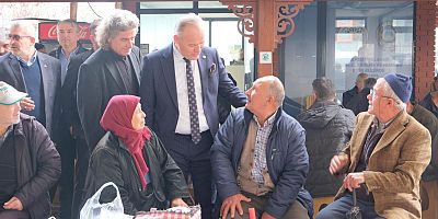  BAŞKAN TUNÇ 4,5 AYDA  10 BİN KİŞİYLE EL SIKIŞTI