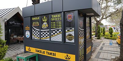 BURHANİYE’DE TAKSİ DURAKLARI TEK TİP OLUYOR