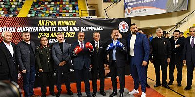 BÜYÜK ERKEKLER TÜRKİYE FERDİ BOKS ŞAMPİYONASI BAŞLADI