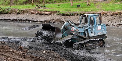 Değirmen Boğazı’nda balçık temizliği