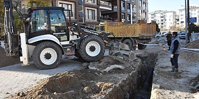 EDREMİT BELEDİYESİ ALTYAPI ÖNLEMLERİNİ SIKI TUTUYOR