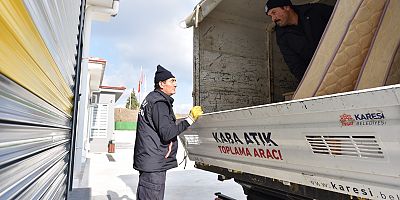 KARESİ BELEDİYESİ’NDEN ATIKLARLA GÖNÜL KÖPRÜSÜ