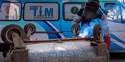 KARESİ’NİN KONTEYNER TİMLERİ İŞBAŞINDA