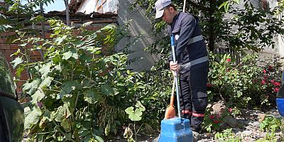 KARESİDE DİP BUCAK TEMİZLİK SÜRÜYOR