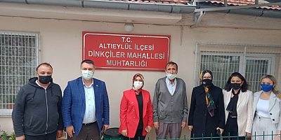 MİLLETVEKİLİ UYGUR; ALTIEYLÜL VE KARESİ DE   MAHALLE TEŞKİLATLARINI ZİYARET ETTİ