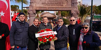 MÜBADELENİN 101. YILI ANISINA ÇELENK BIRAKILDI