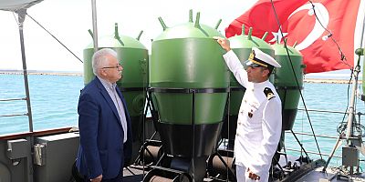 NUSRET MAYIN GEMİSİ BURHANİYE’DE DEMİR ATTI