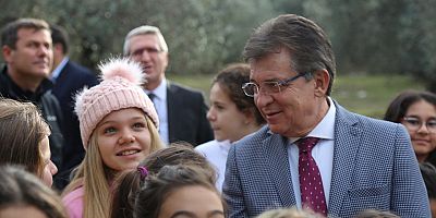 Öğrenciler zeytinin dalından sofraya yolculuğunu öğrendi