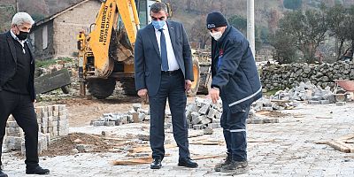 Orhan Başkan çalışıyor  Balya güzelleşiyor