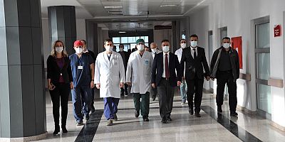 Rektör Prof. Dr. İlter KUŞ’tan, Üniversite Hastanesine Ziyaret