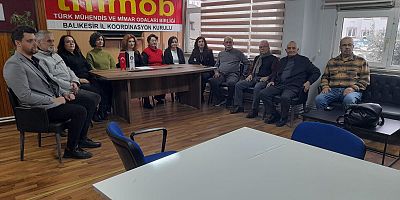 TMMOB'DAN 6 ŞUBAT AÇIKLAMASI