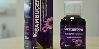 Türkiye’nin ilk yerli  kara mürver şurubu SAMBUÇEM