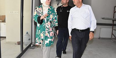UYGUR, BİGADİÇ’DE DEVAM EDEN ÇALIŞMALARDA İNCELEMELER YAPTI