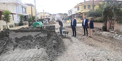 YOL YAPIM ÇALIŞMALARI DEVAM EDİYOR